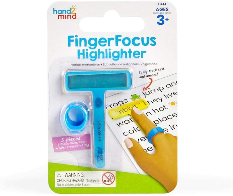 Learning Resources hand2mind Learning Resources FingerFocus Highlighter Individual Blister Pack - Image 1